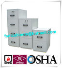 Steel 4 Drawers Fire Resistant File Cabinets , Fireproof File Cabinets For Documents